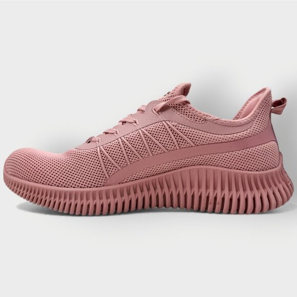 Skechers BOBS GEO Mesh Running Shoes Pink Women 9.5 Lightweight 117417 ROS - Picture 3 of 12